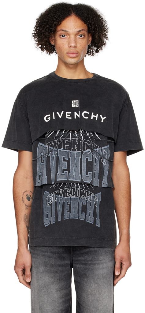 grey givenchy shirt|givenchy graphic crewneck t shirt.